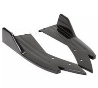 Load image into Gallery viewer, F30 Gloss Black Rear Bumper Splitter Canards Lip Fits 3 Series M Sport 2012-2018 - STM STYLING 
