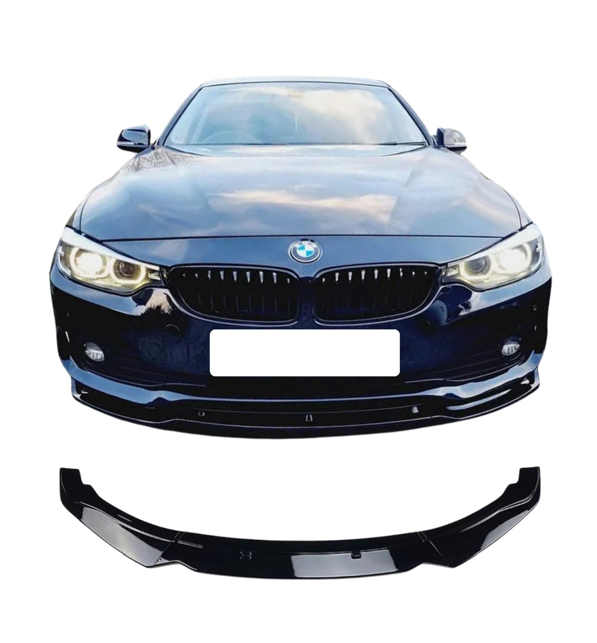 BMW F36 Splitter SE gloss Black