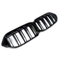 Load image into Gallery viewer, BMW 2 Series F44 Gran Coupe 2020+ Gloss Black Dual Slats Front Kidney Grille Abs - STM STYLING 
