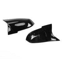 Load image into Gallery viewer, BMW F40 F44 F45 F46 F48 G29 2PCS DOOR WING MIRROR COVERS CAPS GLOSS BLACK ABS - STM STYLING 
