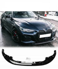 Load image into Gallery viewer, FOR BMW 4 SERIES G22 M SPORT FRONT SPLITTER BUMPER LIP SPOILER GLOSS BLACK CHIN
