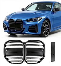 Load image into Gallery viewer, FRONT GRILL ABS DOUBLE SLAT KIDNEY GRILLE FOR BMW 420i 430i G22 G23 G82 G83 20+

