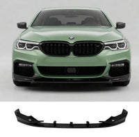 Load image into Gallery viewer, FRONT SPLITTER SPOILER FOR BMW 5 SERIES G30 G31 2017+ M PERFORMANCE GLOSS BLACK
