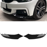 Load image into Gallery viewer, Front Corner Canards - Fits F32 F33 F36 4 Series - M Sport 2014-2020 -Gloss Black
