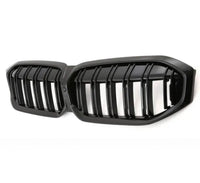 Load image into Gallery viewer, Front Grilles - Double Slat - Fits BMW G20 G21 - 3 Series - Gloss Black
