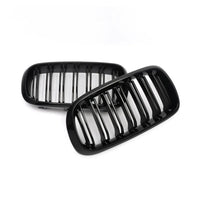 Load image into Gallery viewer, Front Grilles - Double Slat - Gloss Black
