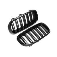 Load image into Gallery viewer, Front Grilles -  Double Slat kidney - Fits BMW F15 F16 X5 X6 - Gloss Black
