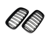 Load image into Gallery viewer, Front Grilles -  Double Slat kidney - Fits BMW F15 F16 X5 X6 - Gloss Black
