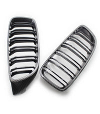 Load image into Gallery viewer, Front Grilles -  Fits BMW G30 G31 F90 M5 - 5 Series - Gloss Black
