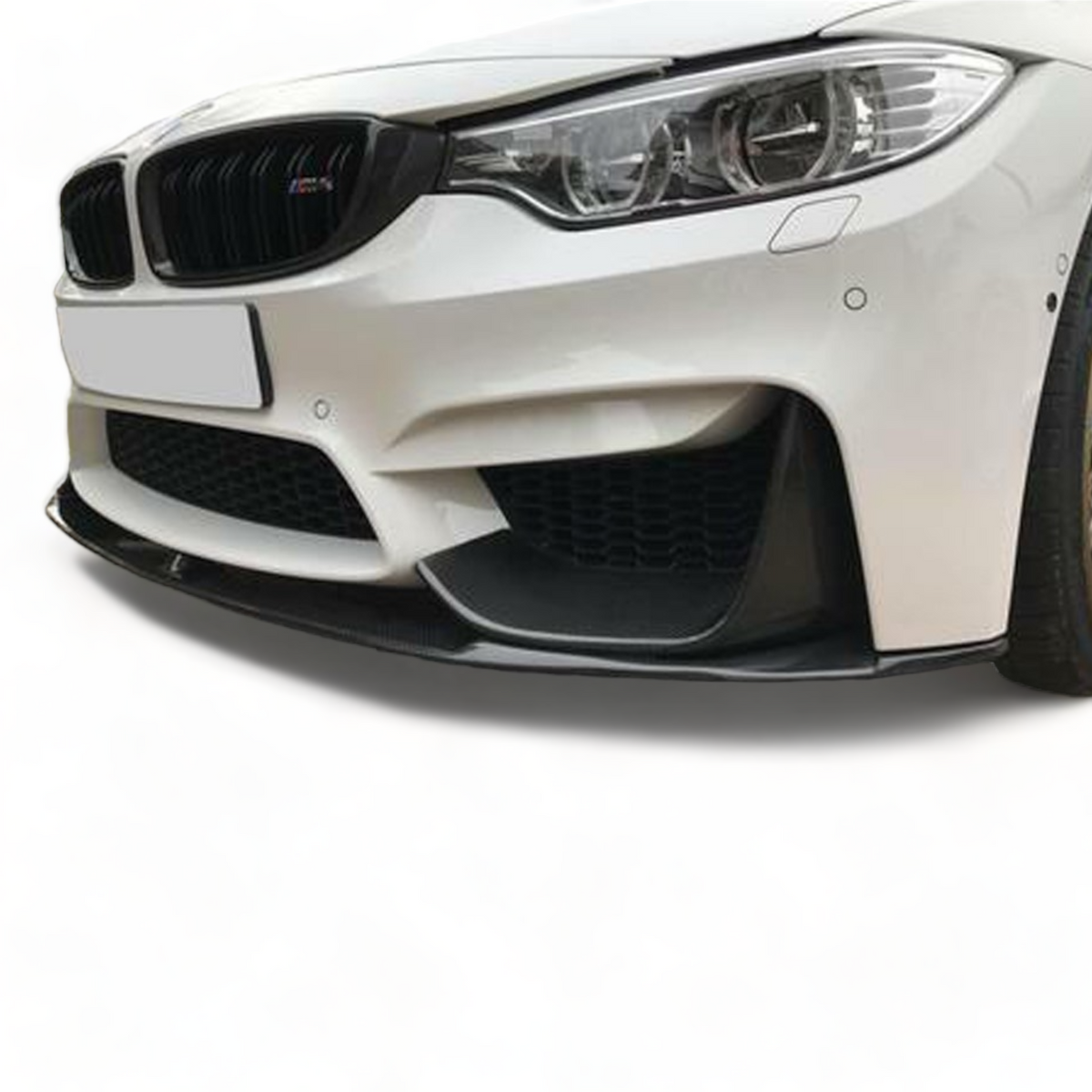 Front Splitter - 3 Piece - Fits BMW M3 F80 - ABS - Carbon