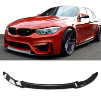 Load image into Gallery viewer, Front Splitter - CS Style - Fits BMW F80 F82 F83  M3 M4 - Gloss Black

