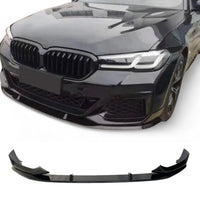 Load image into Gallery viewer, Front Splitter - Fits BMW 5 Series G30 2020+- LCI -Gloss Black
