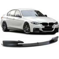Load image into Gallery viewer, Front Splitter - Fits BMW F30 F31 3 Series - Gloss - Matte Black &amp; Carbon Look

