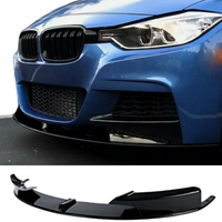 Load image into Gallery viewer, Front Splitter - Fits BMW F30 F31 3 Series Coupe - M Sport - ABS - Gloss Black
