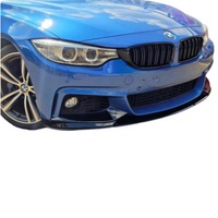 Load image into Gallery viewer, Front Splitter - Fits BMW F32 F33 F36 M Sport 4 Series - ABS - Gloss Black

