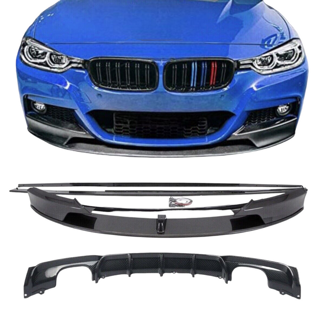 Full Body Kit - Fits BMW 3 Series F30 - M Sport - Carbon Look | STM STYLING