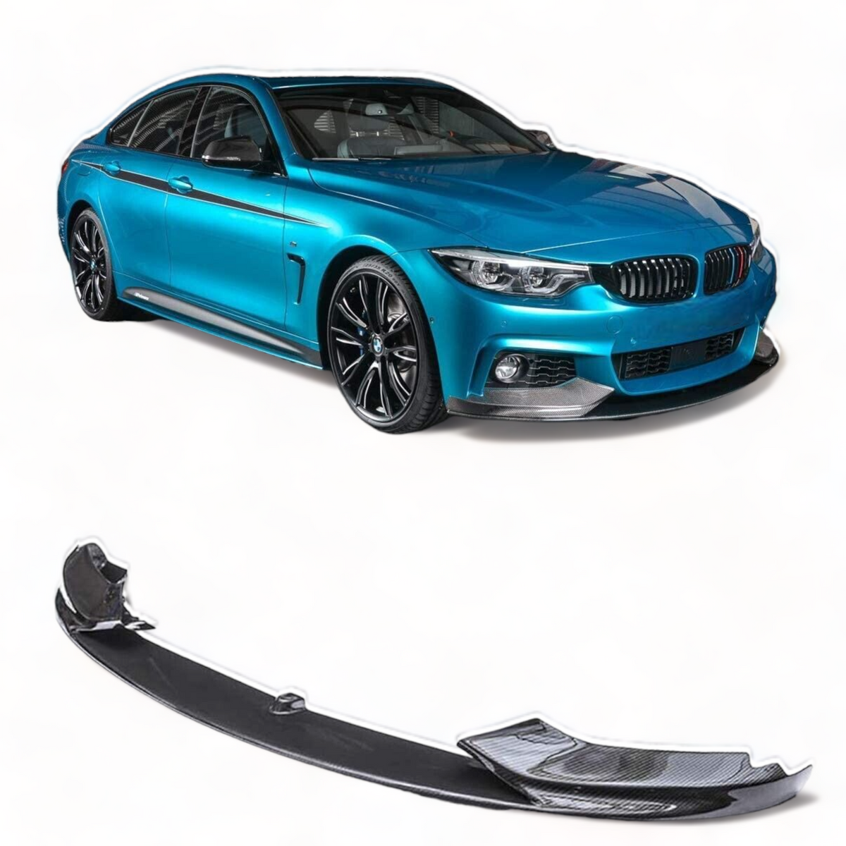 Full Body Kit - Fits BMW F33 4 Series - Dual Exit - Carbon Look