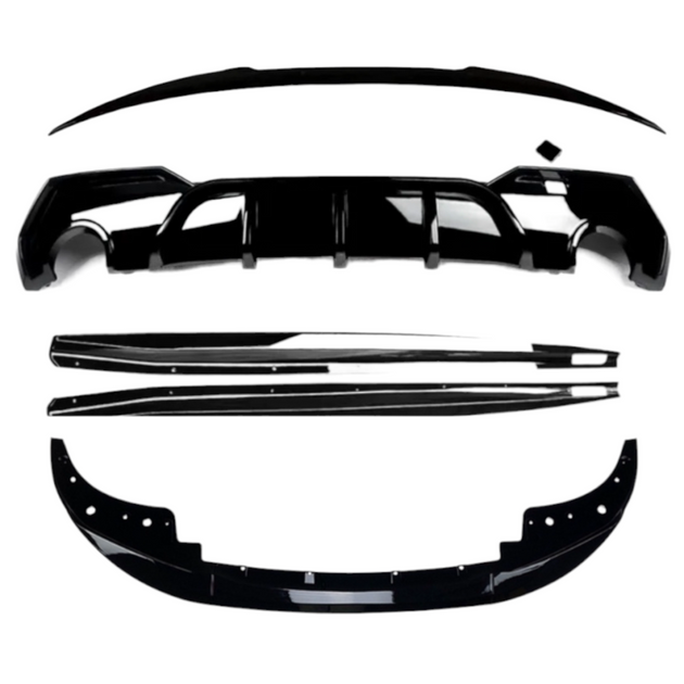 Full Body Kit - Fits BMW G26 4 Series Gran Coupe - Gloss Black | STM ...