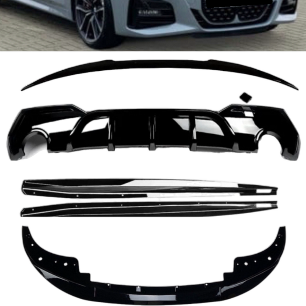 Full Body Kit - Fits BMW G22 G23 G26 - 4 Series - Gloss Black