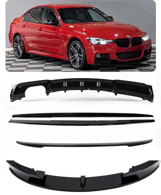 Full Body Kit- Fits F30 F31 3 Series - ABS - Gloss Black | STM STYLING