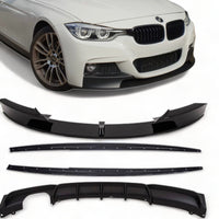 Load image into Gallery viewer, Full Body Kit - V Style or MP Style - Fits BMW F30 3 Series - All Exits Available - Matte Black
