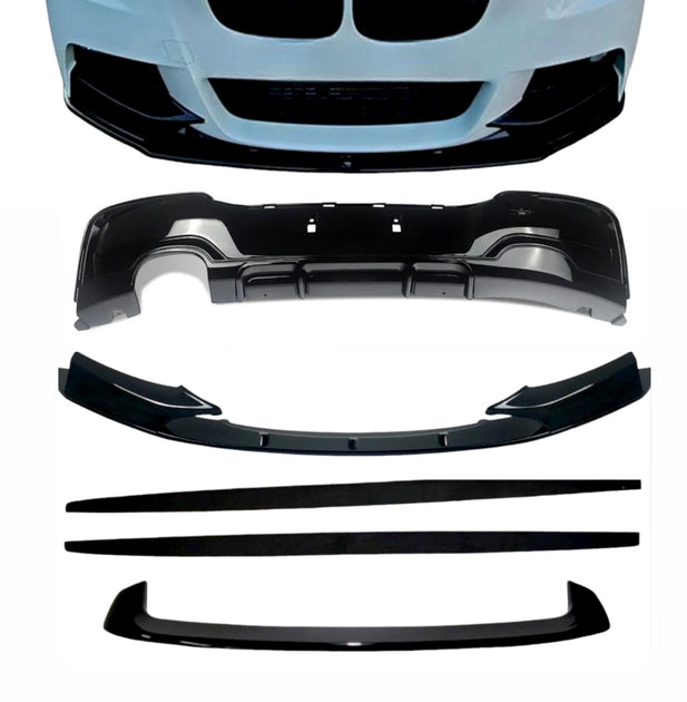 BMW F20 F21 Pre Lci Kit 1 Series - Gloss Black 12-15 | STM STYLING