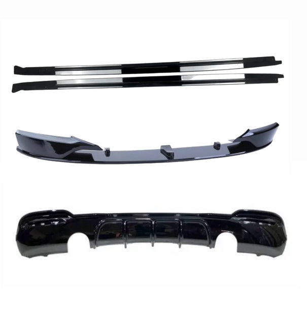BMW F34 GT Kit 3 Series gloss black diffuser | STM STYLING | STM STYLING