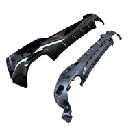 Load image into Gallery viewer, Rear Diffuser - Fits BMW G22 G23 - 4 Series - M Performance - Gloss Black - STM STYLING 
