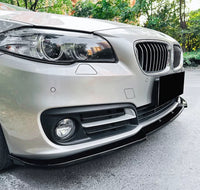 Load image into Gallery viewer, BMW 5 SERIES F10 F11 LCI SE SPORT GLOSS BLACK FRONT BUMPER LIP SPOILER SPLITTER 14-17 - STM STYLING 

