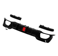 Load image into Gallery viewer, G20 3 Series Diffuser with Exhaust pipes Gloss Black 
