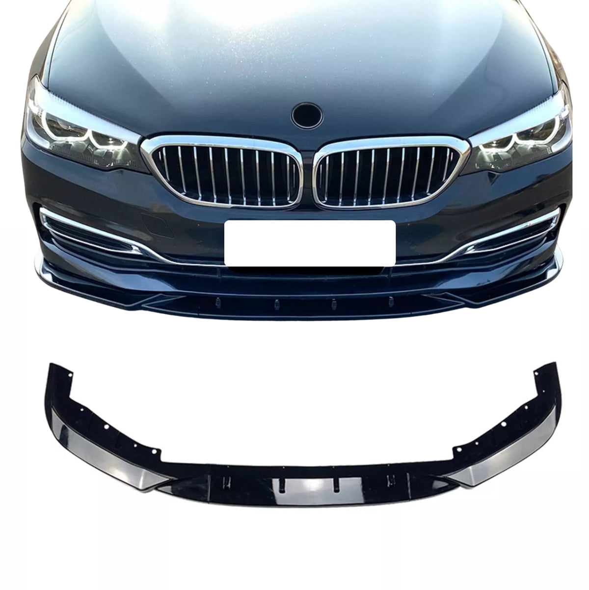 BMW G30 5 Series Splitter Lci Gloss Black Lip 21-24