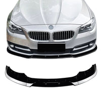 Load image into Gallery viewer, BMW 5 SERIES F10 F11 LCI SE SPORT GLOSS BLACK FRONT BUMPER LIP SPOILER SPLITTER 14-17 - STM STYLING 
