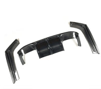 Load image into Gallery viewer, Rear Diffuser - V Style - Fits BMW M3 M4 F80 F82 F83 - 4 Series - M Performance - Carbon Look
