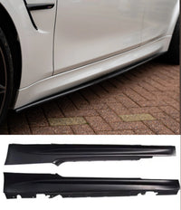 Load image into Gallery viewer, F30 F31 saloon M3 Style Side Skirts Abs plastic Unpainted - STM STYLING 

