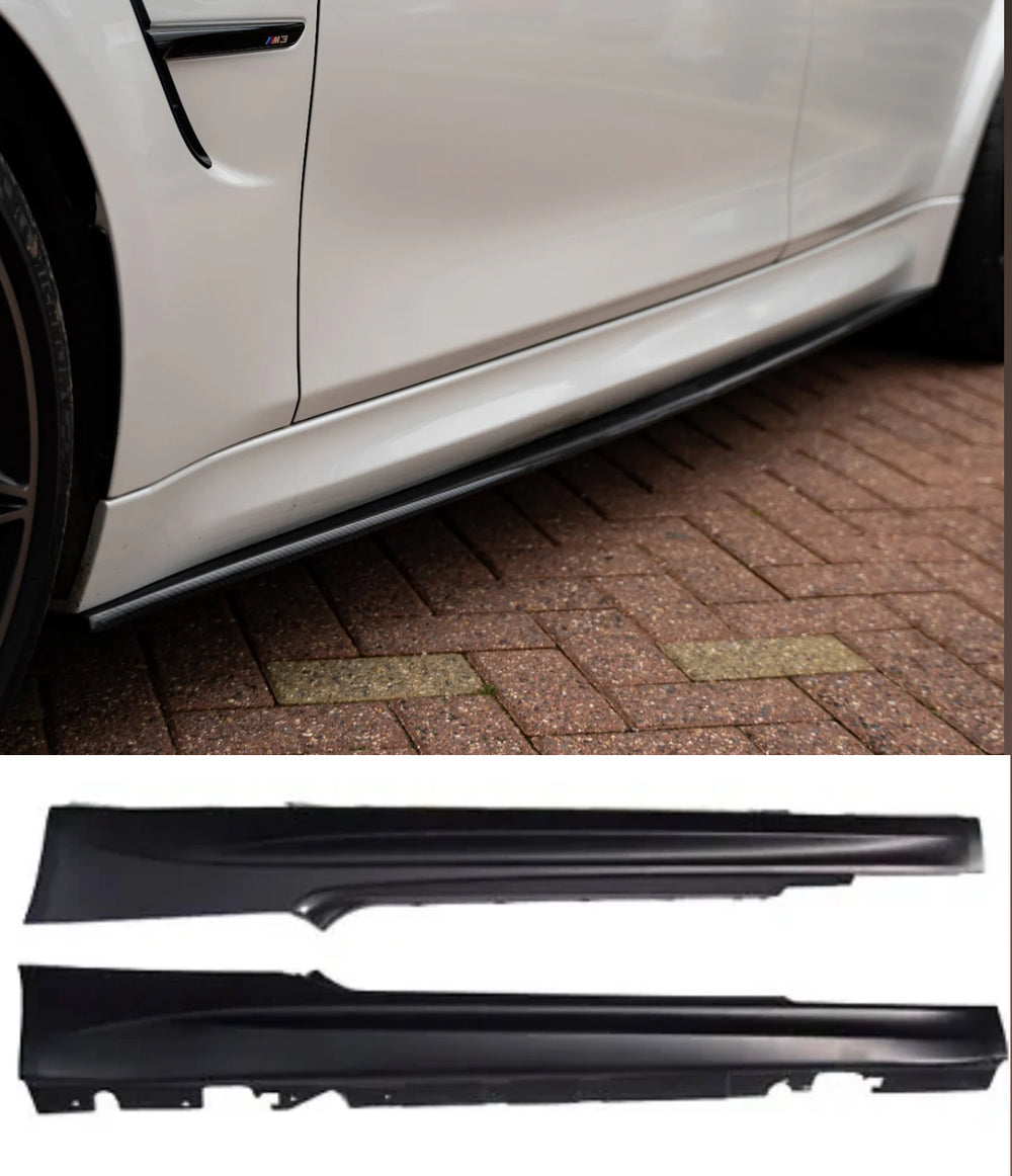 F30 F31 saloon M3 Style Side Skirts Abs plastic Unpainted - STM STYLING 