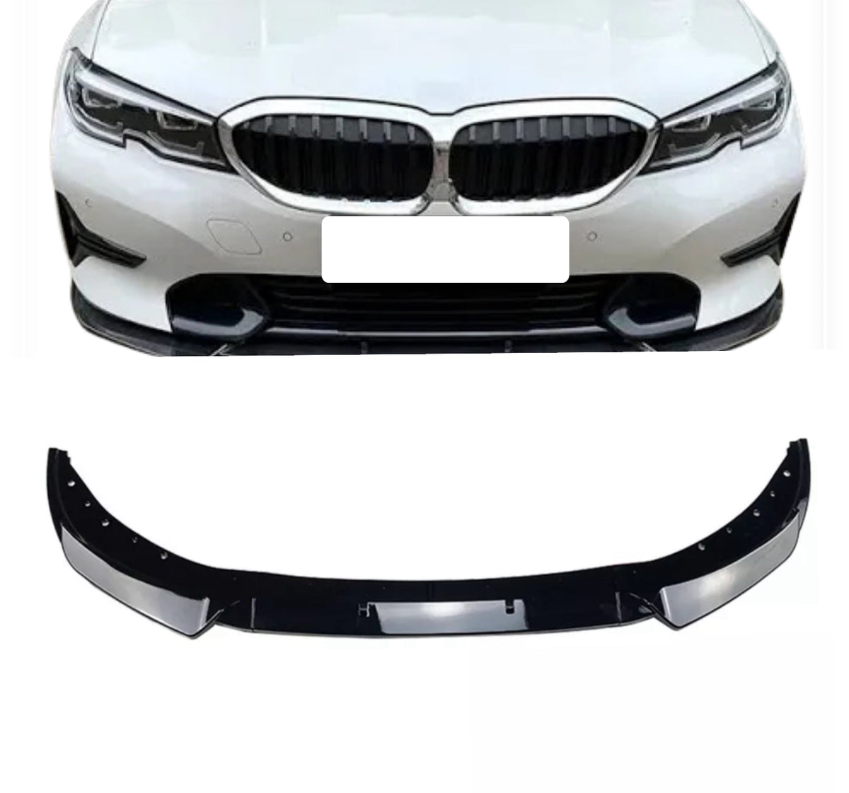 Gloss Black Splitter G20 G21 Fit 3 Series SE Sport Luxury Model STM Edition