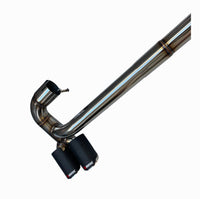 Load image into Gallery viewer, Exhaust Tips -  Bumper Diffuser - Fits BMW F30 F31 3 Series - Quad Exit - STM STYLING 
