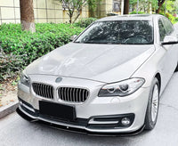 Load image into Gallery viewer, BMW 5 SERIES F10 F11 LCI SE SPORT GLOSS BLACK FRONT BUMPER LIP SPOILER SPLITTER 14-17 - STM STYLING 

