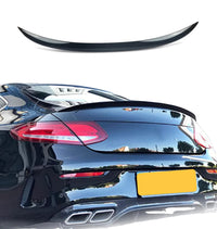 Load image into Gallery viewer, MERCEDES C CLASS W205 REAR BOOT TRUNK SPOILER AMG STYLE GLOSS BLACK 2014-21 - STM STYLING 
