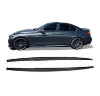 Load image into Gallery viewer, BMW 3 SERIES F30 F31 M Sport performance side extensions blades matte black
