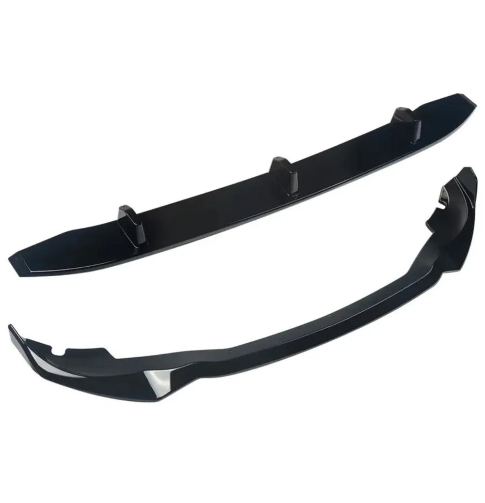 BMW X5 G05 Front Splitter Lip Gloss Black 2018+ - STM STYLING 