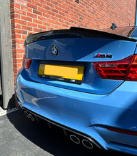 Load image into Gallery viewer, Boot Spoiler - Performance Lip - Fits BMW F82 4 Series  M4 CSL -  Carbon Look - STM STYLING 
