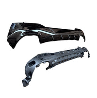 Load image into Gallery viewer, Rear Diffuser - Fits BMW G22 G23 - 4 Series - M Performance - Gloss Black - STM STYLING 
