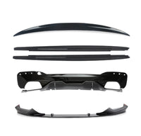 Load image into Gallery viewer, GLOSS BLACK BODY KIT FOR BMW 5 SERIES G30 PRE SPLITTER LIP MP DIFFUSER SIDE SPOILER
