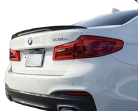 Load image into Gallery viewer, GLOSS BLACK M PERFORMANCE REAR BOOT LIP SPOILER FOR BMW G30 5 SERIES 2017 +
