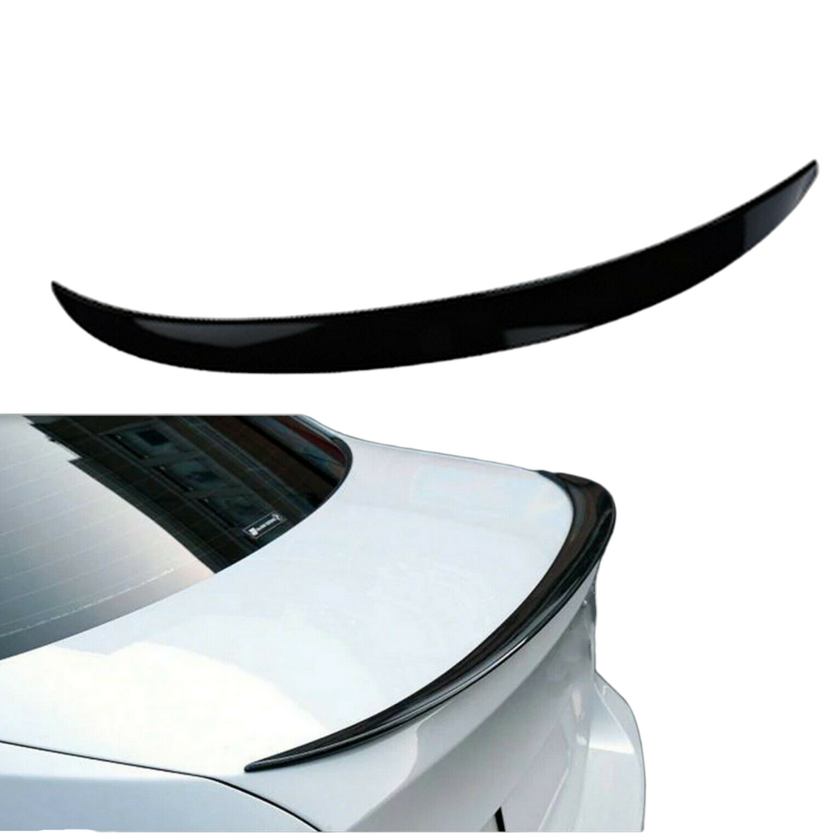 Gloss black 3 Series BMW ST MP Edition F30 F80 Boot spoiler M3 performance style