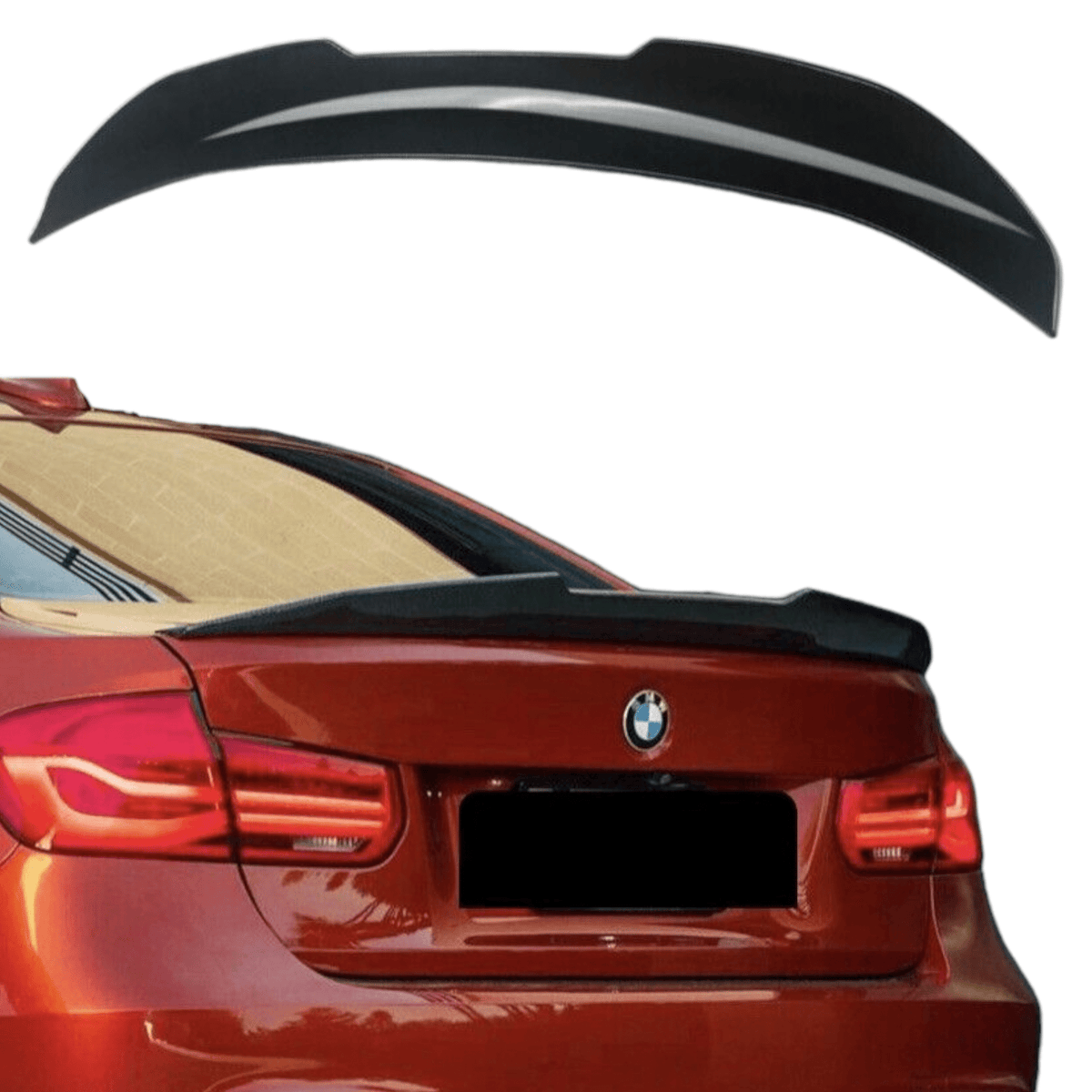 Gloss black BMW 3 Series F30 F80 PSM Style Boot Spoiler