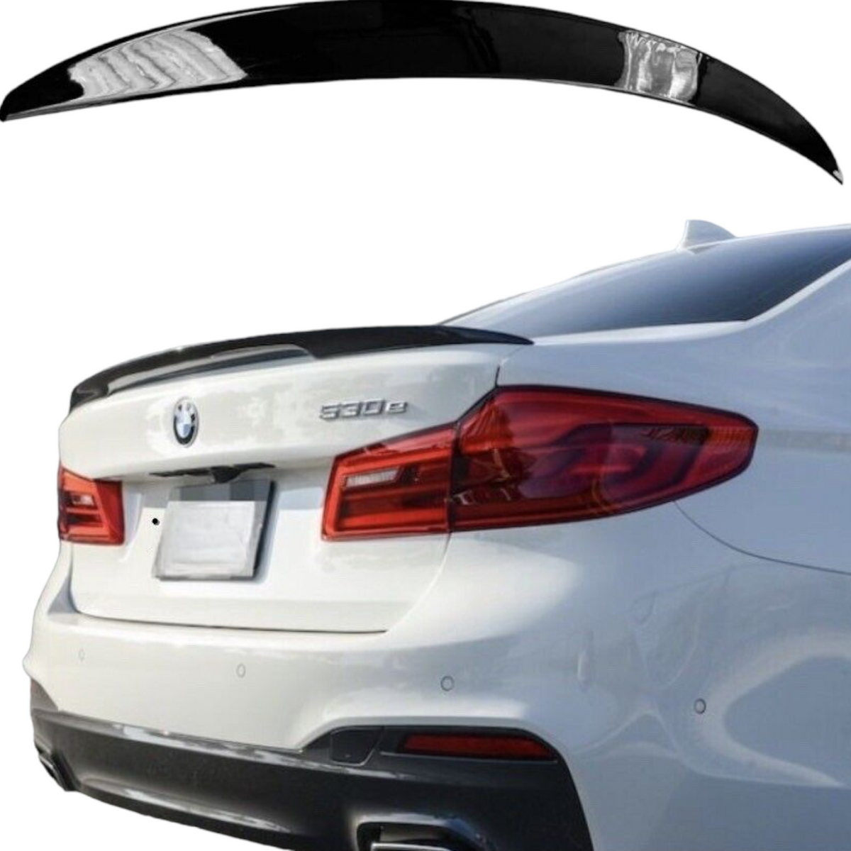 Car Boot Spoiler - M Performance - Fits BMW G30 5 Series - ABS - Gloss Black