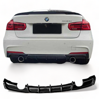 Load image into Gallery viewer, Gloss black M SPORT Rear bumper diffuser single both sides BMW 3 Series F30 F31
