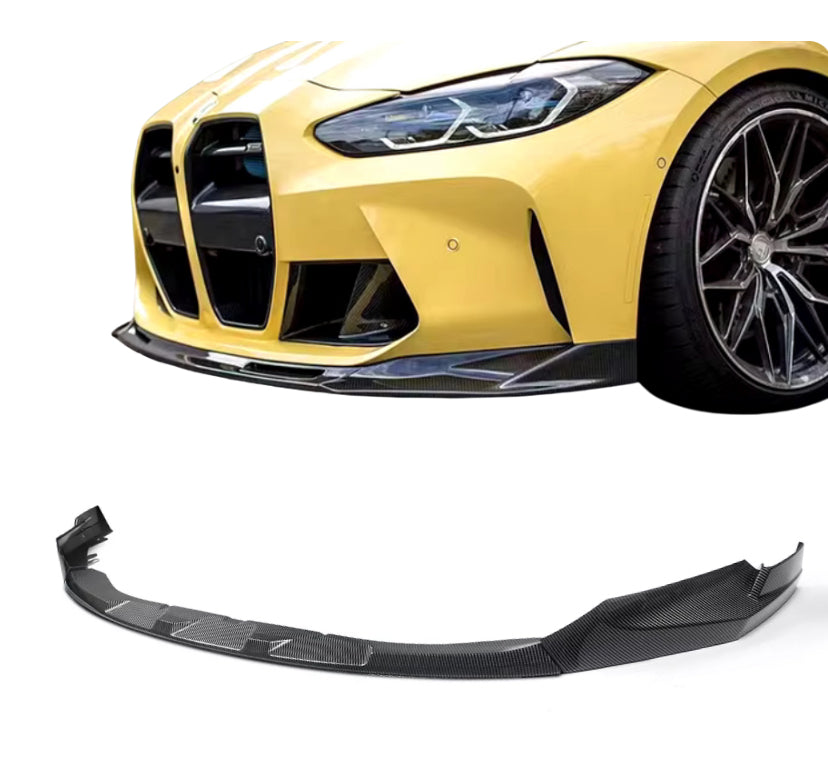 FRONT LIP SPLITTER CARBON FOR BMW G80 G81 M3 G82 G83 M4 2021+